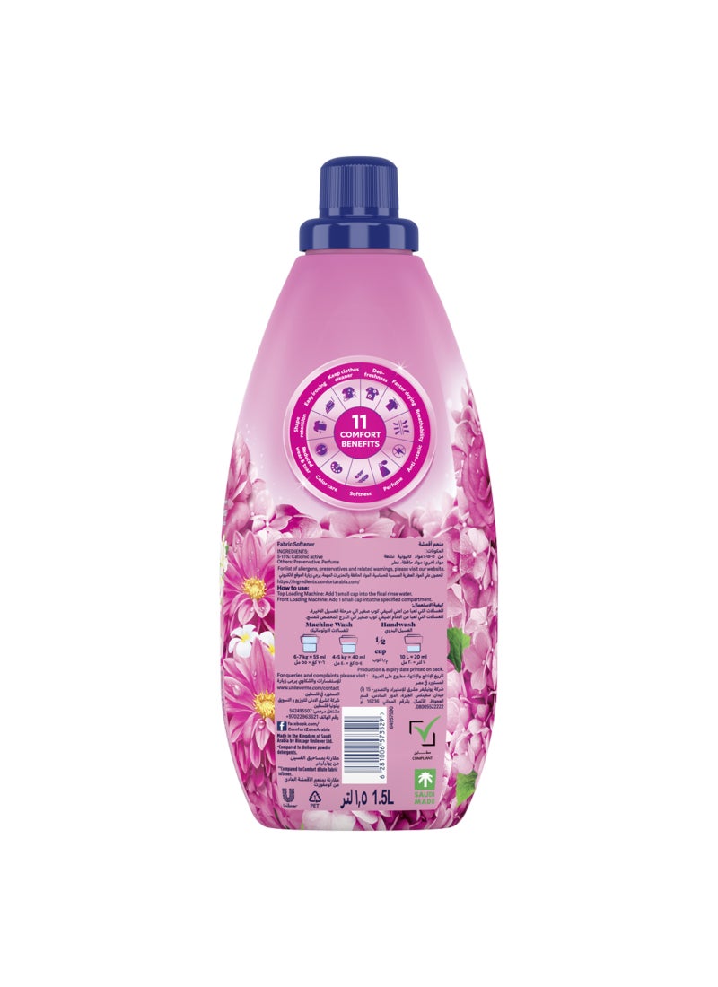 Comfort Concentrated Fabric Softener Orchid And Musk For Long Lasting Fragrance 1.5Liters - Image 3