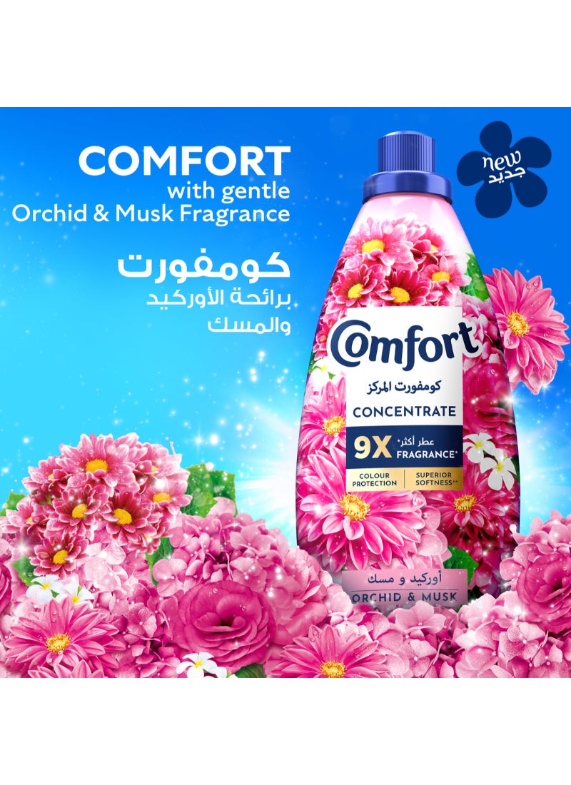 Comfort Concentrated Fabric Softener Orchid And Musk For Long Lasting Fragrance 1.5Liters - Image 5