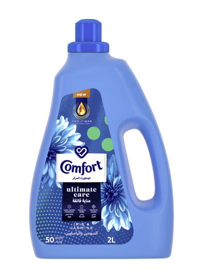 Comfort - Concentrated Fabric Softener Iris And Jasmine For Long-Lasting Fragrance 2Liters - Image 1