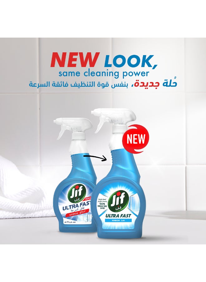 Jif - Ultra Fast Cleaner Spray, For Window 500ml - Image 1