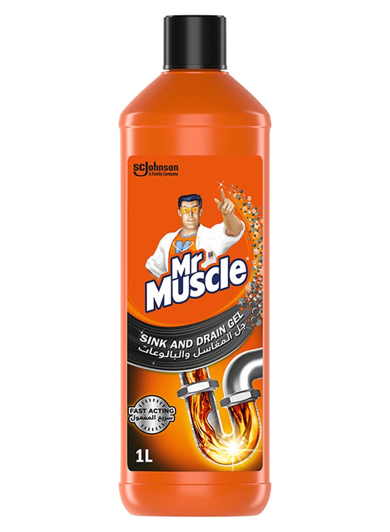 Mr Muscle Drain Gel 1Liters - Image 1