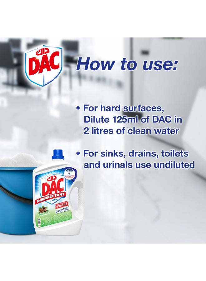 Dac - Disinfectant With Total Protection Kills 99.9% Of Germs Pine 1.5Liters - Image 1