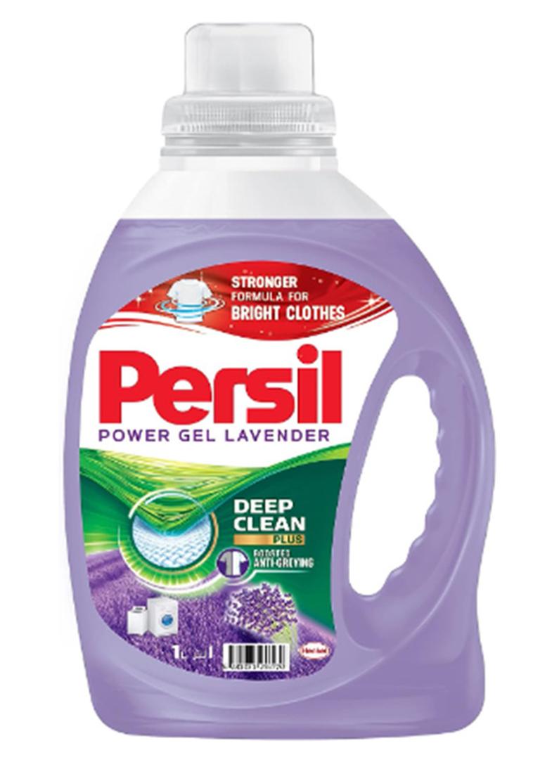 Persil Power Gel Liquid Laundry Detergent With Deep Clean Technology Lavender 1Liters - Image 1