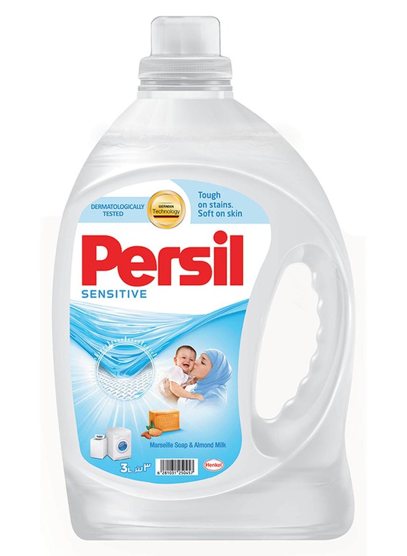Persil Sensitive And Baby Liquid Laundry Detergent With A Mild Fregnance Clear 3Liters - Image 1