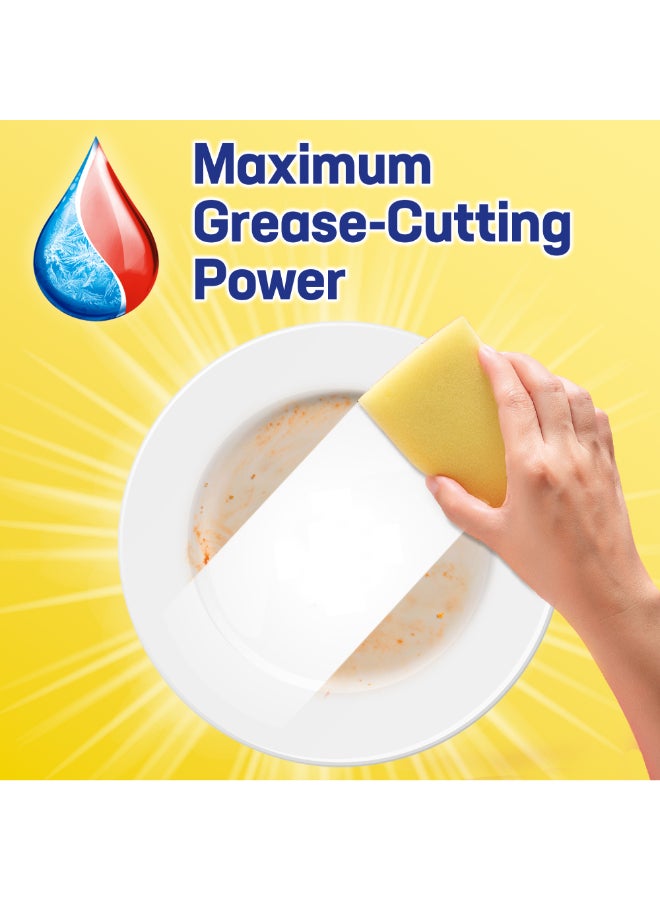 Pril - Cold Power Hand Dishwashing Liquidwith 5+ Self-Degreasing Action Power Long-Lasting Formula For Stains Removal And Elimination Of Unpleasant Odours Lemon Lemon 1Liters - Image 1