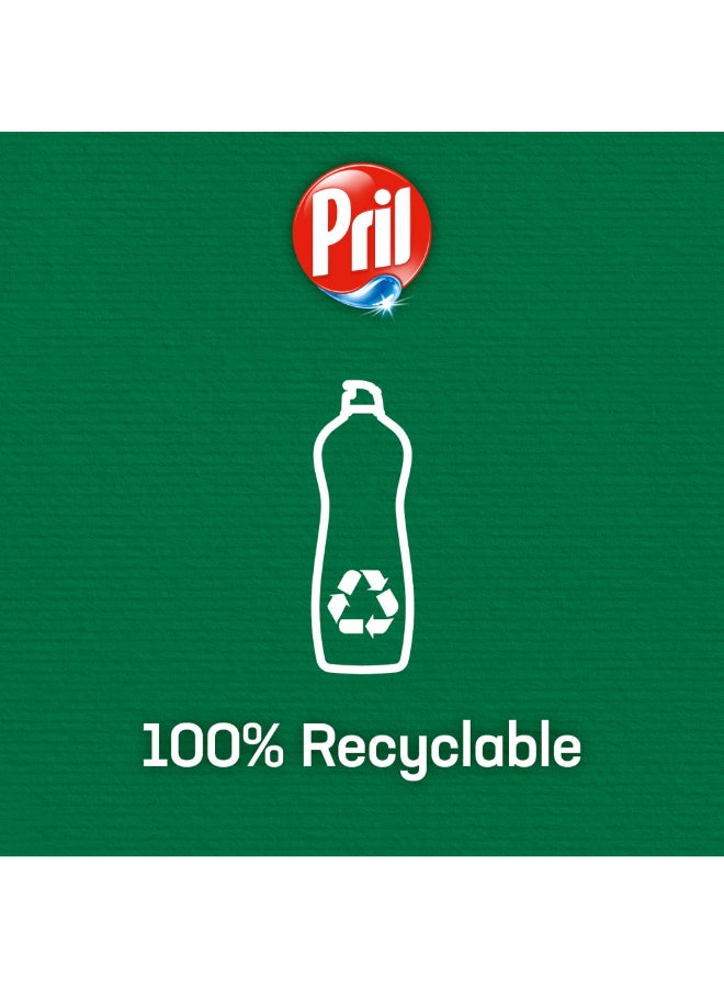 Pril - Cold Power Hand Dishwashing Liquidwith 5+ Self-Degreasing Action Power Long-Lasting Formula For Stains Removal And Elimination Of Unpleasant Odours Lemon Lemon 1Liters - Image 1