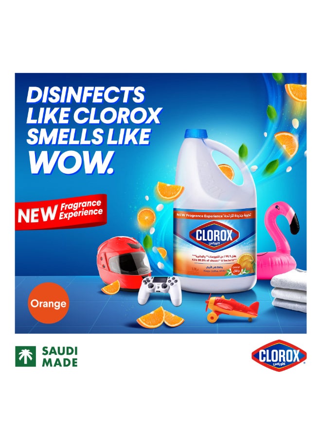 Clorox Liquid Bleach, Orange Scent 3.78Liters  - Image 2