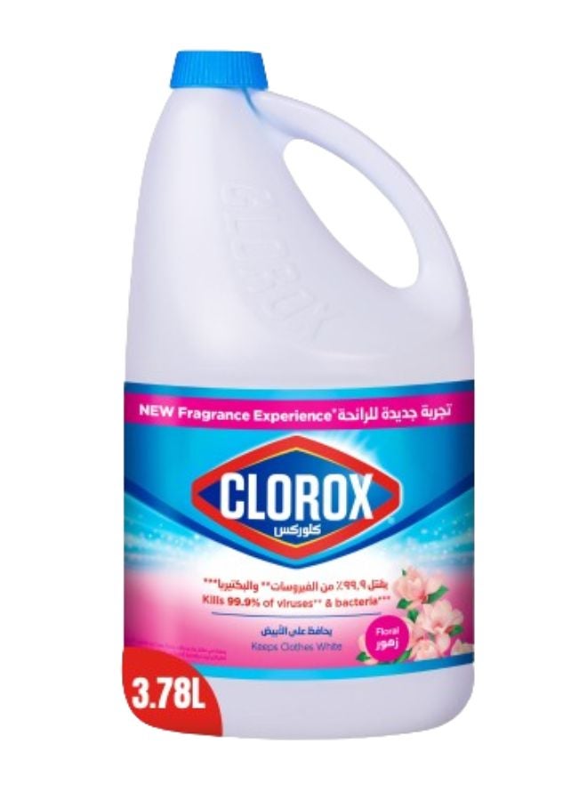 Liquid Bleach Floral Scent Household Cleaner And Disinfectant White 3.78Liters - pnsku/N11376567A/45/_/1720597036/2b51a365-8c83-43f1-b23c-ec50921bc414