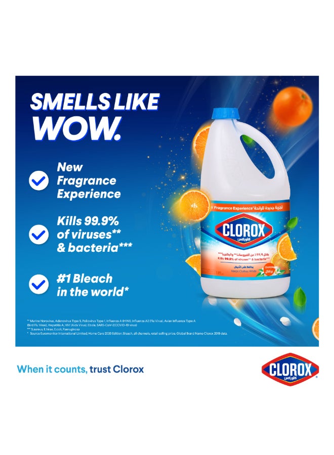Clorox Liquid Bleach, Orange Scent 1.89Liters  - Image 3