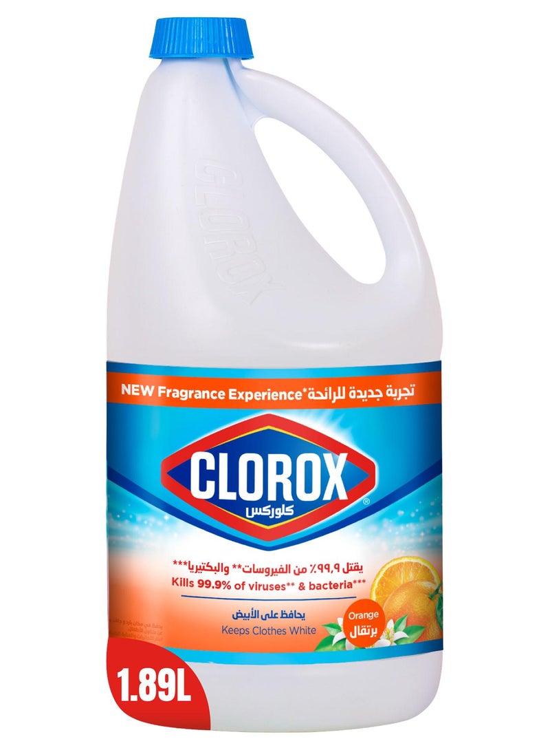 Clorox Liquid Bleach, Orange Scent 1.89Liters - Image 1