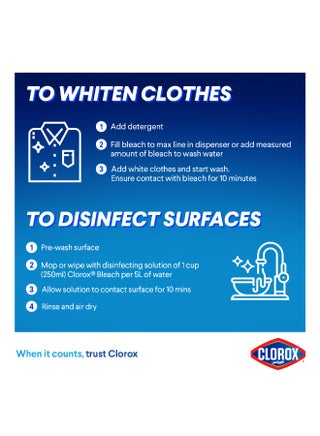 Liquid Bleach, Floral Scent 1.89Liters - view 5
