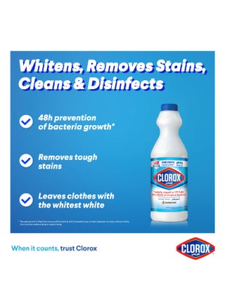 Liquid Bleach Original Household Cleaner And Disinfectant White 470ml - view 3
