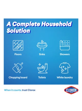 Liquid Bleach Original Household Cleaner And Disinfectant White 470ml - view 4