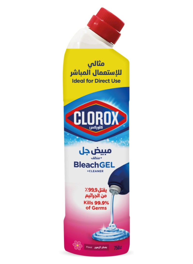 كلوركس + منظف جل بعطر الزهور الساحر 750ملليلتر - Image 1