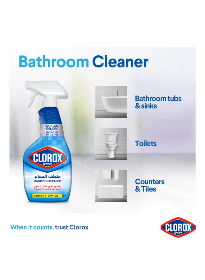 Clorox Bathroom Spray Cleaner Bleach Free 500ml  - Image 4