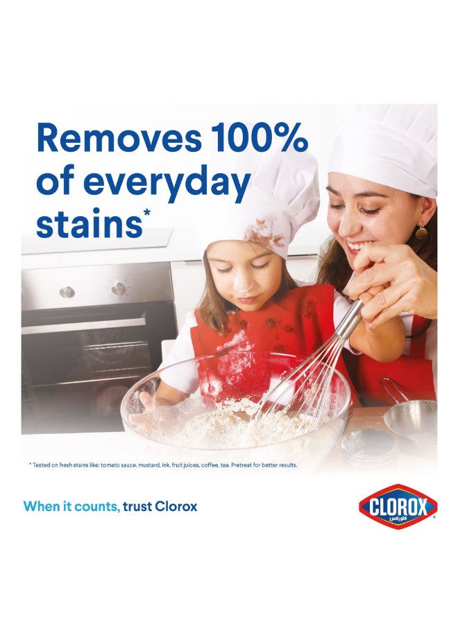 كلوركس مزيل بقع ومثبت ألوان للملابس أرجواني 3لترات - Image 2