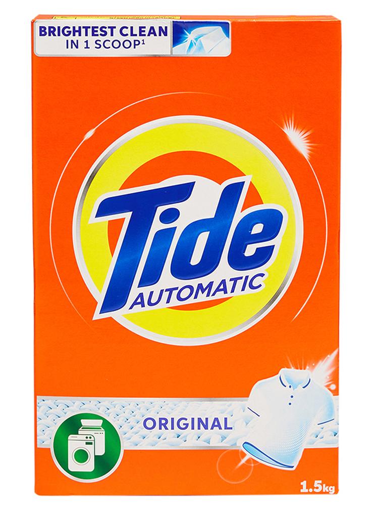 تايد مسحوق غسيل للغسالات الأوتوماتيك بالرائحة الأصلية 1.5كيلوجرام - Image 1