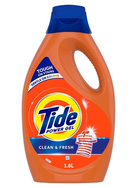Clean And Fresh Liquid Laundry Detergent Gel 1.8Liters