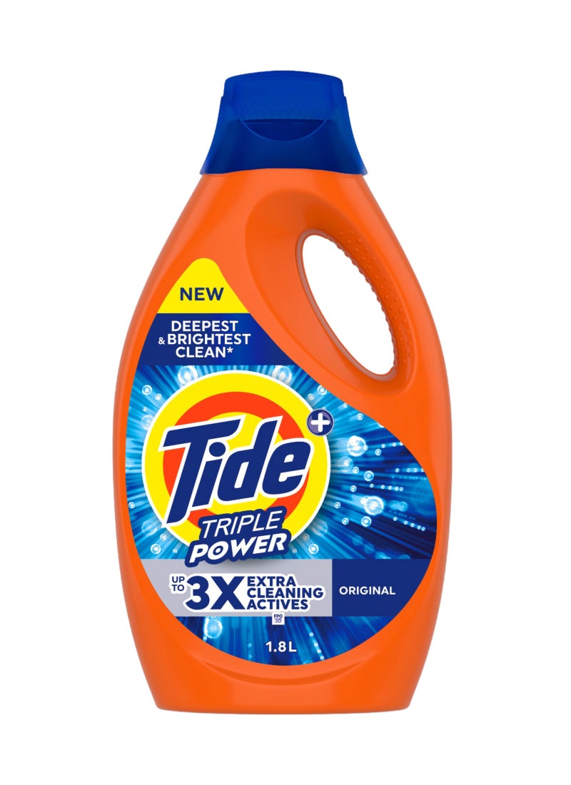 Tide Triple Power Original Liquid Detergent 1.8Liters - Image 1