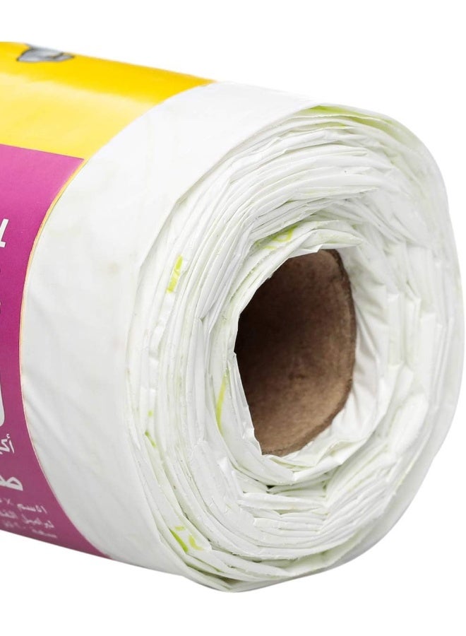 Glad - Tuff Stuff Garbage Bag Small White Handle Bags 20L 30 Bags White 51x39.5cm - Image 1