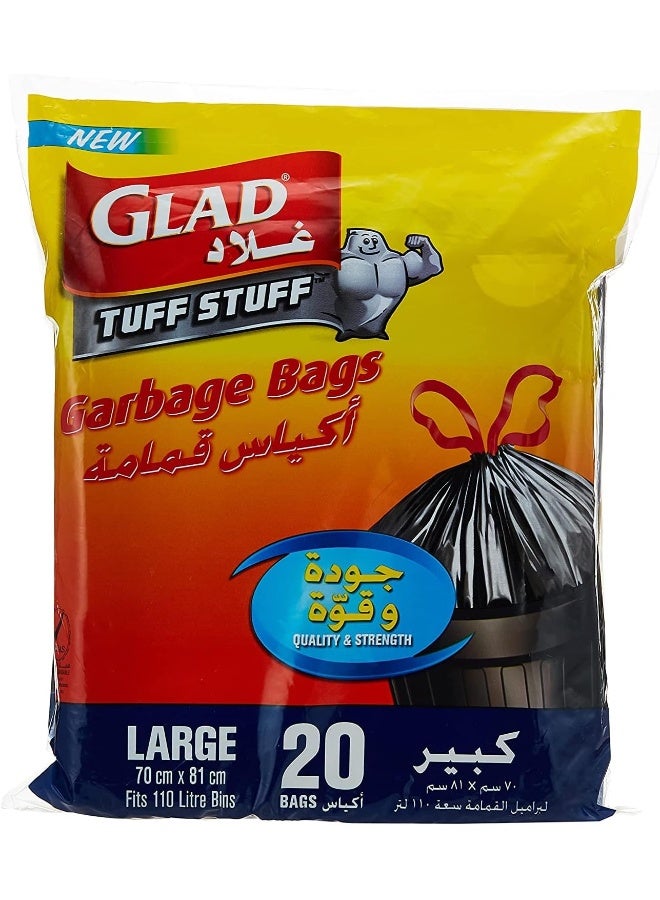 غلاد - كيس قمامة برباط مكون من 20 قطعة - Image 1