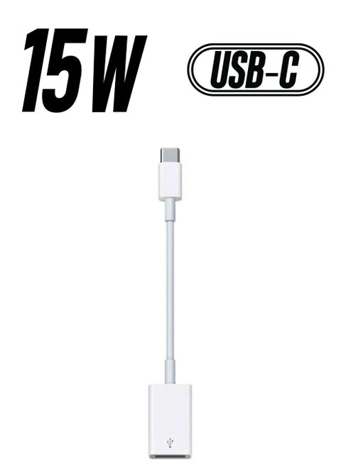 USB-C To USB Adapter White