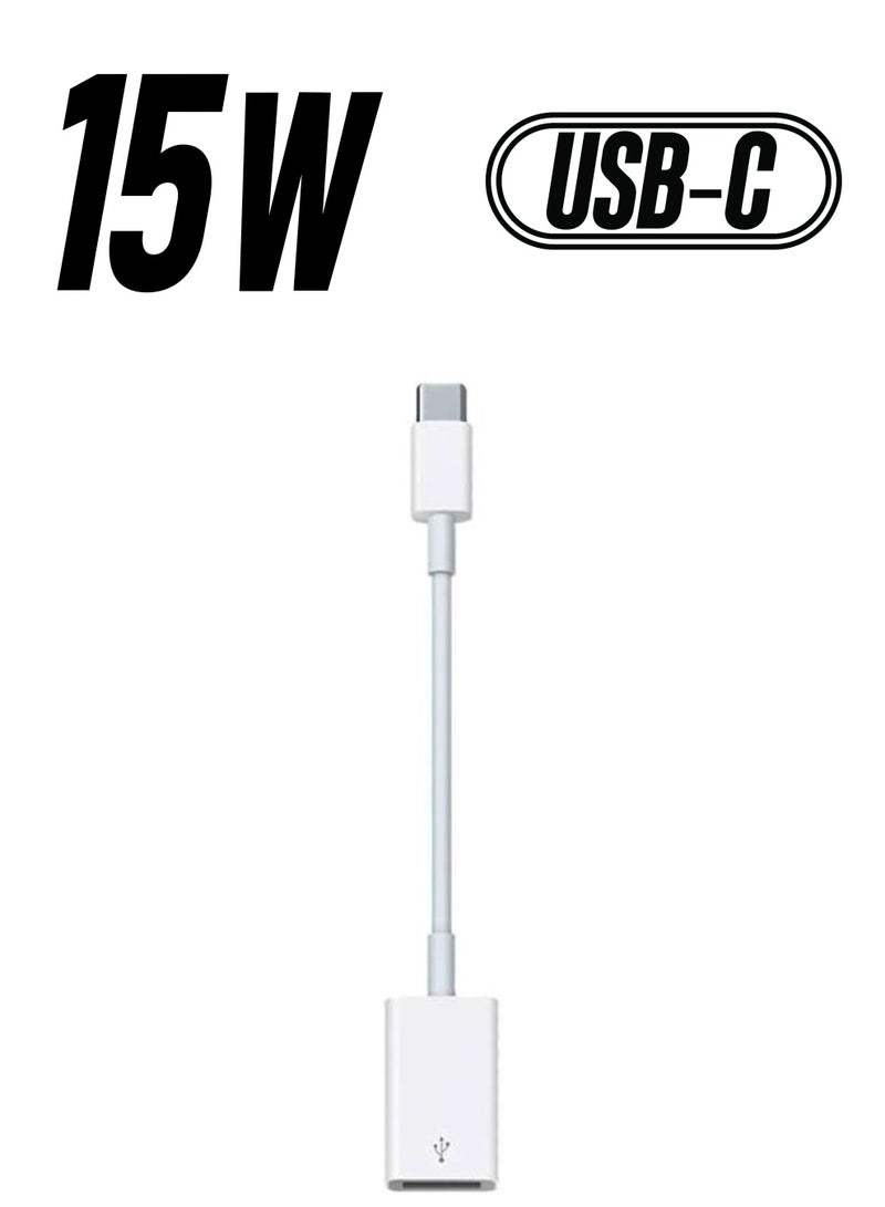 Apple - USB-C To USB Adapter White - Image 1