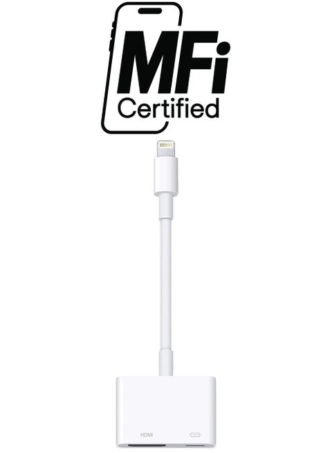 Lightning Digital AV Adapter White