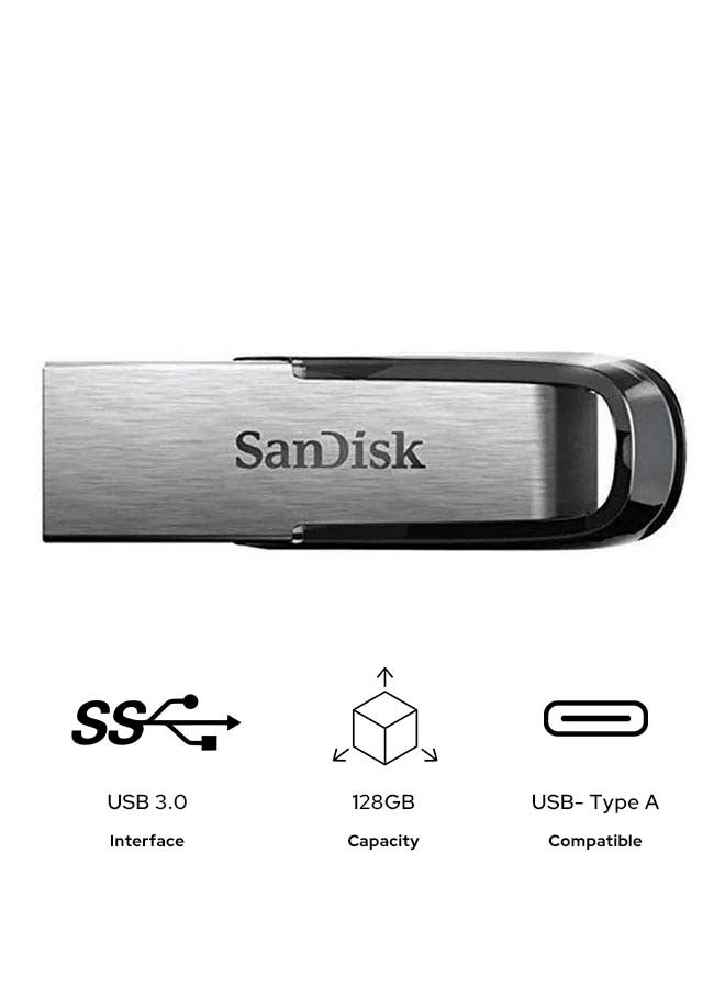 Sandisk - 128GB Ultra Flair USB 3.0 Flash Drive up to 15 times faster than standard USB 2.0 drives 128 GB Read Speed 150 MBps SDCZ73-128G-G46/SDCZ73-128G-I35 128 GB - Image 1