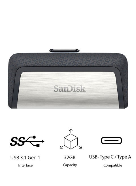 Ultra Dual Drive USB Type-C Flash Drive, 32GB 32 GB