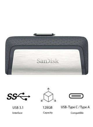 Ultra Dual Drive USB Type-C Flash Drive 128.0 GB - SDDDC2-128G-G46 128 GB - pnsku/N11412289A/45/_/1736491920/f107c82c-ef7a-4e90-9042-64dcb66728d9