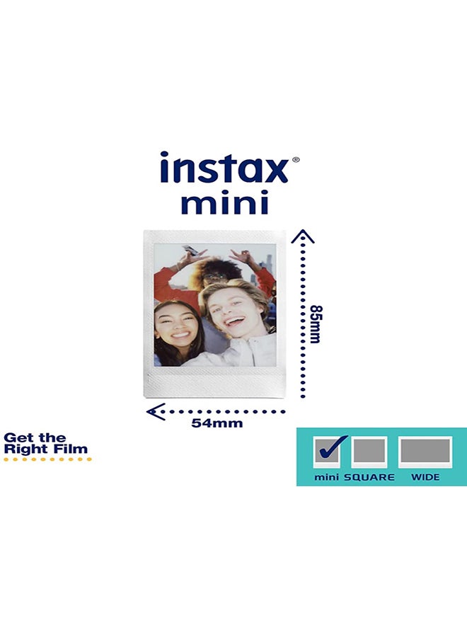 FUJIFILM Instax Mini Instant Film Pack Of 5 x 10 Sheets White - Image 3