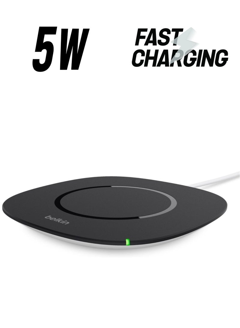 belkin - BOOSTUP Qi Enabled Wireless Charging Pad Black - Image 1