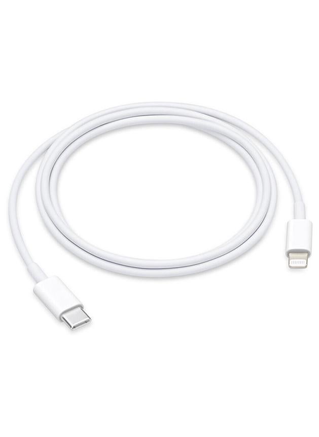 ابل  كابل USB-C إلى Lightning - 1 متر أبيض أبيض - Image 1