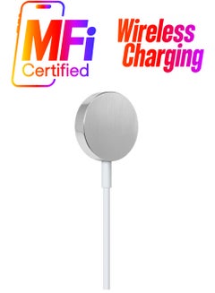 Magnetic Charging Cable For Apple Watch White