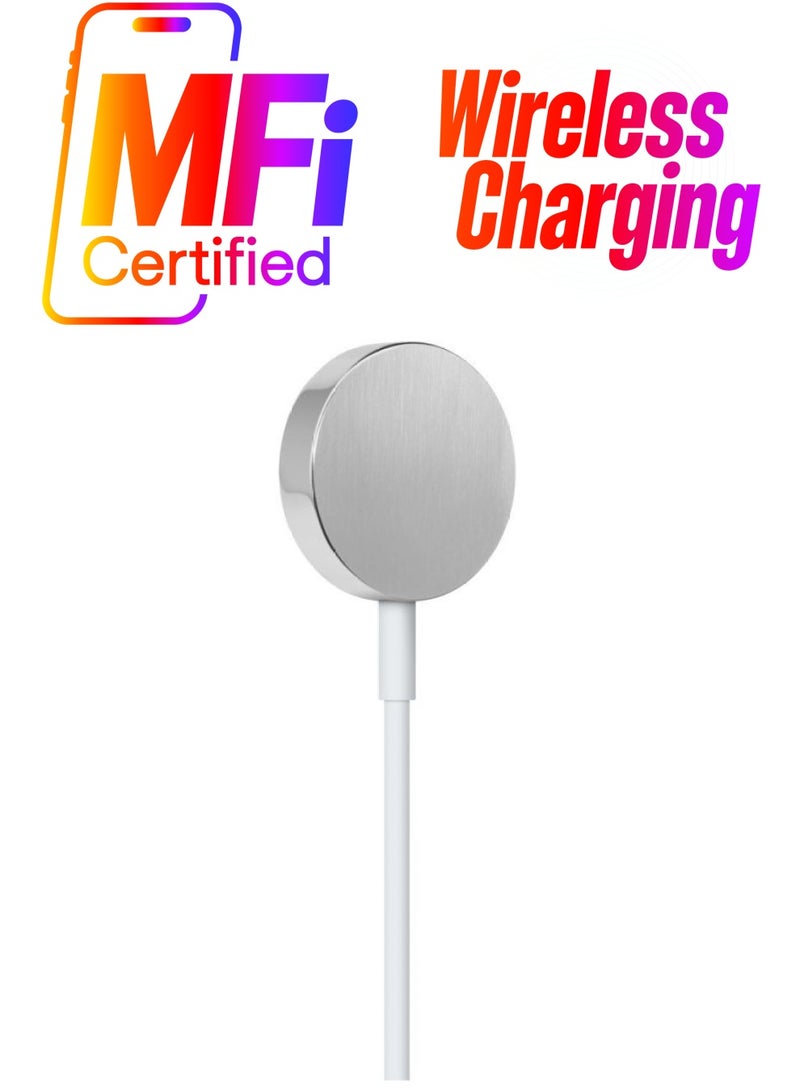 Generic - Magnetic Charging Cable For Apple Watch White - Image 1