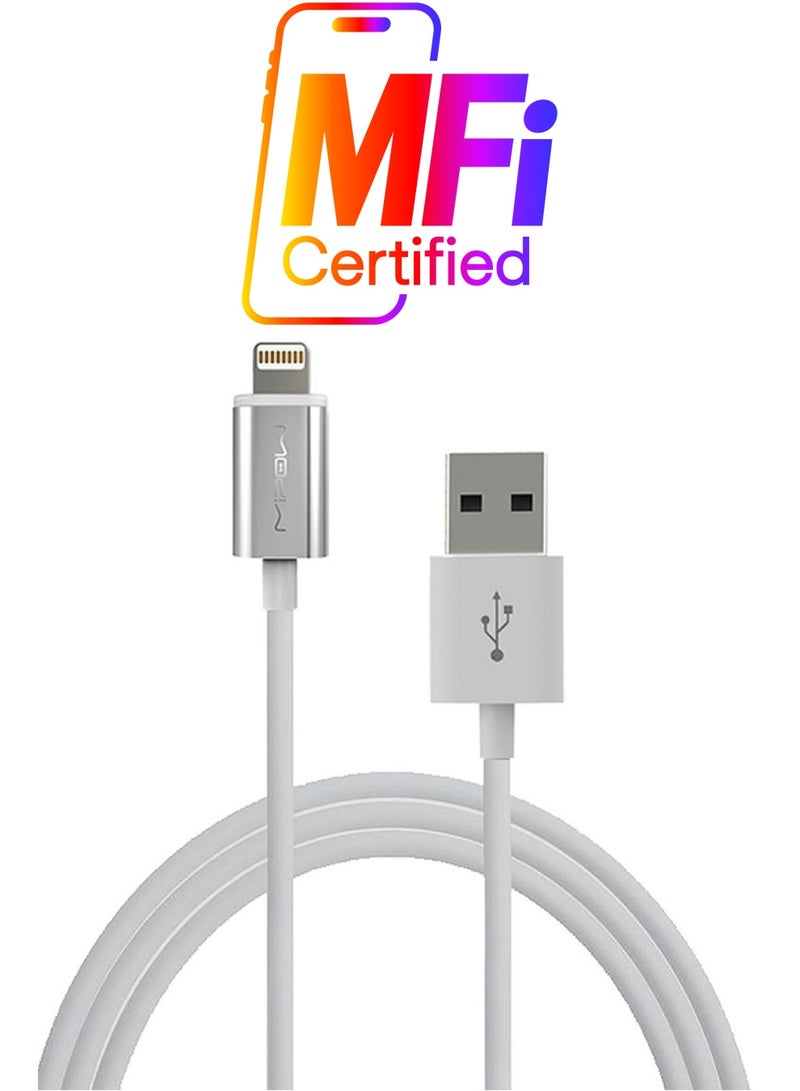 Charging And Data Sync MFi Certified Lightning Cable Grey