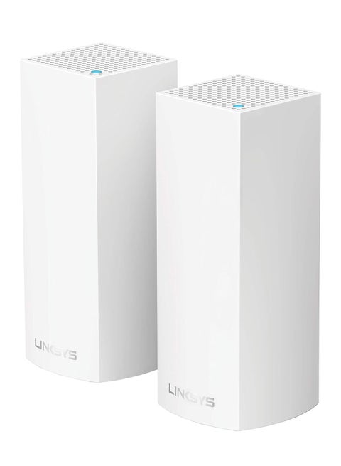 WHW0302 Velop Tri-Band Whole Home Wi-Fi Mesh System Router, Pack of 2 White