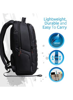 PROMATE 15.6-inch Laptop Backpack with Spacious Design For 15inch Laptop, Rebel-BP Black  - Image 5