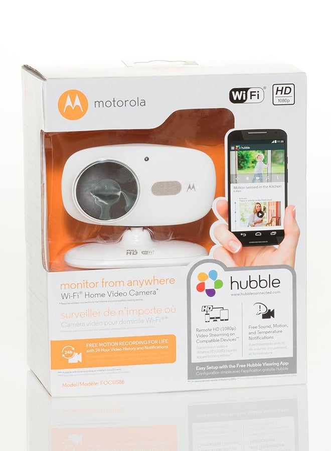 Motorola - Focus 86 Wi-Fi HD Home Video Camera With Digital Zoom - Image 1