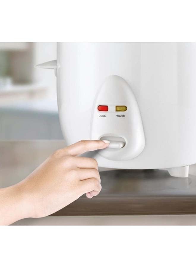 بلاك اند ديكر جهاز طهي الأرز، مع وعاء غير لاصق قابل للإزالة، وصينية تبخير، وغطاء زجاجي، وتصميم بارد الملمس، ووظيفة التسخين التلقائي، ومؤشر مستوى الماء. 1 L 400 W RC1050-B5 أبيض - Image 5