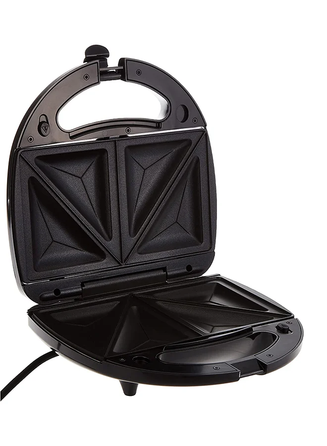 BLACK+DECKER Sandwich Maker, 2-Slot Non-Stick, 3in1 Versatile Interchangeable Grill and Waffle Plates, Indicator Lights, Quick and Easy Meals, Compact Design,