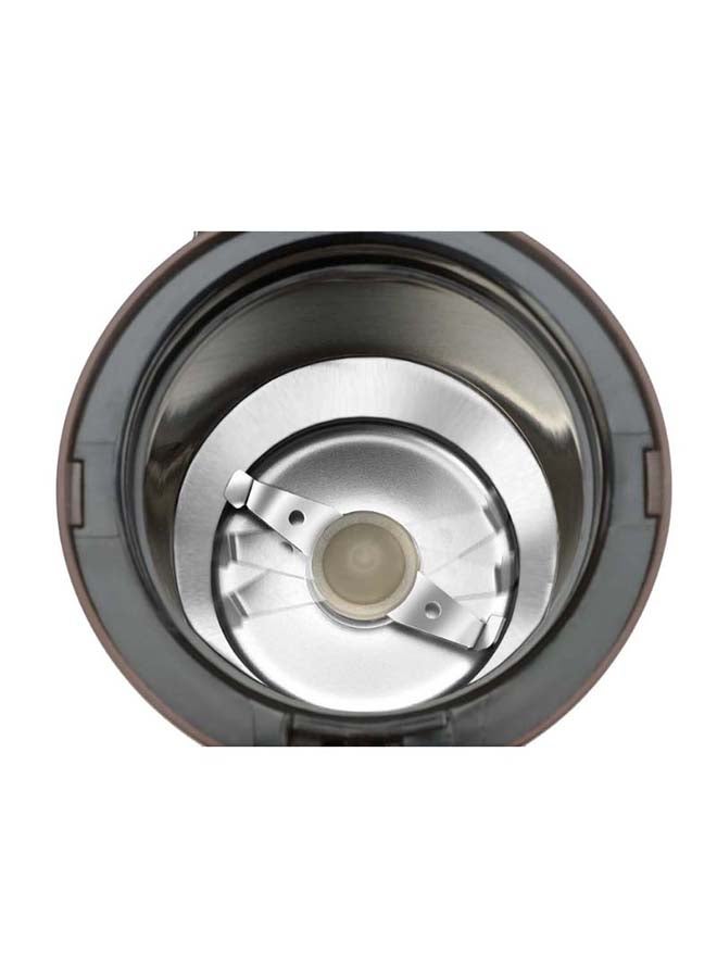 بلاك اند ديكر مطحنة القهوة ، سرعة واحدة مع نبض، كوب وشفرة  الفولاذ المقاوم للصدأ، غطاء بقفل أمان، طحن سريع وتحكم دقيق للقهوة، تصميم مدمج، 150 W CBM4-B5 بني - Image 3