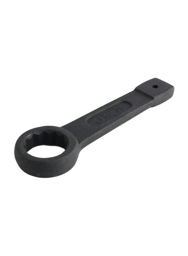 Jetech Box End Ring Slogging Spanner, Striking Ring Wrench 36mm, CR-V Steel 12-Point Flat Strike Wrench, Single Head Spanner Hand Tool for Mechanical Automotive Repair - OFSS-36 Black - Image 4