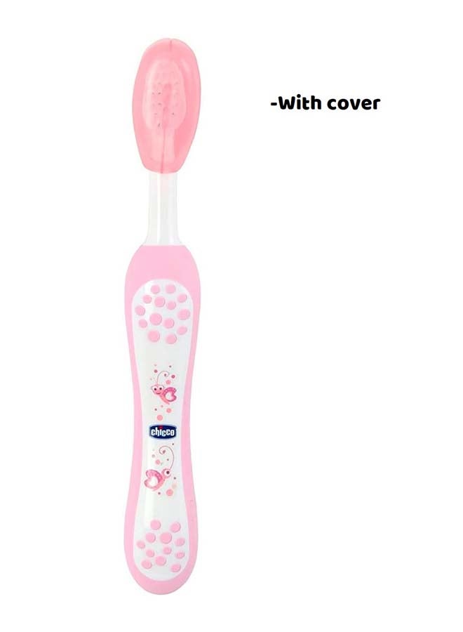 شيكو فرشاة أسنان لللأطفال من عمر 6 إلى 36 شهرا، لون وردي - Image 3