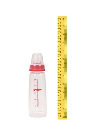 Slim Neck Plastic Bottle, White Cap, Ultra Soft Silicone Nipple, Anti Colic, BPA And BPS Free, Medium Flow, 4M+ 240ml - Assorted - view 4