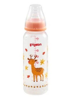 pigeon Pack Of 1 Peristaltic Nipple Slim Neck Animal Decorated Baby Feeding Bottle 240 ML - Assorted  - Image 5