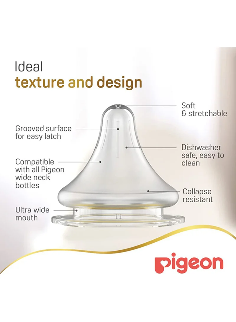 pigeon Pack Of 1 Softouch Peristaltic Plus Baby Feeding Bottle 240 ML, 3 Months +, Assorted