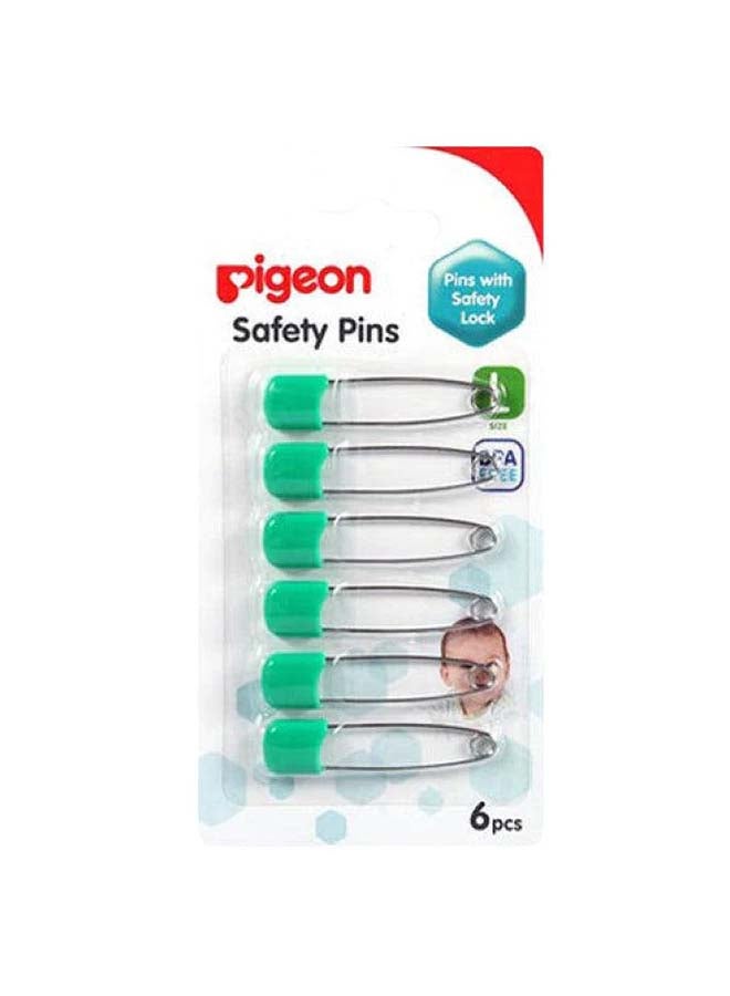 pigeon - Safety Pin, Pack of 6 - Assorted - Image 1