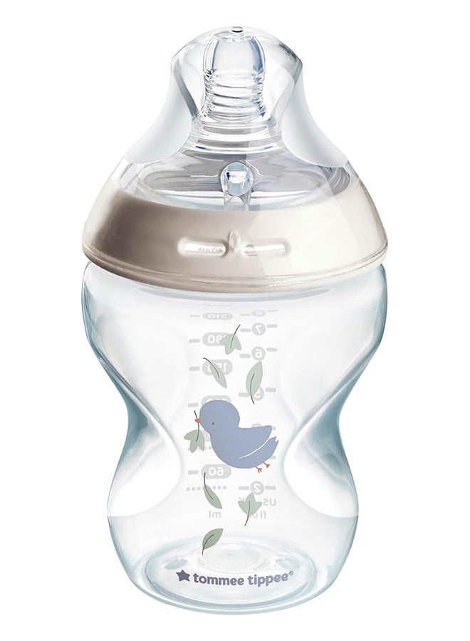 tommee tippee Closer To Nature Feeding Bottle, 0+M, 260ml - Assorted  - Image 1